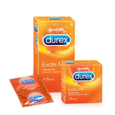 듀렉스 - 익사이트미(10p) 자극을 더해주는 돌기형콘돔- Durex